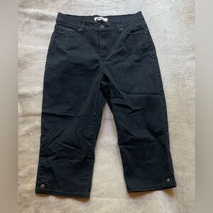 Levi's Charcoal Button-Fly Jean shorts